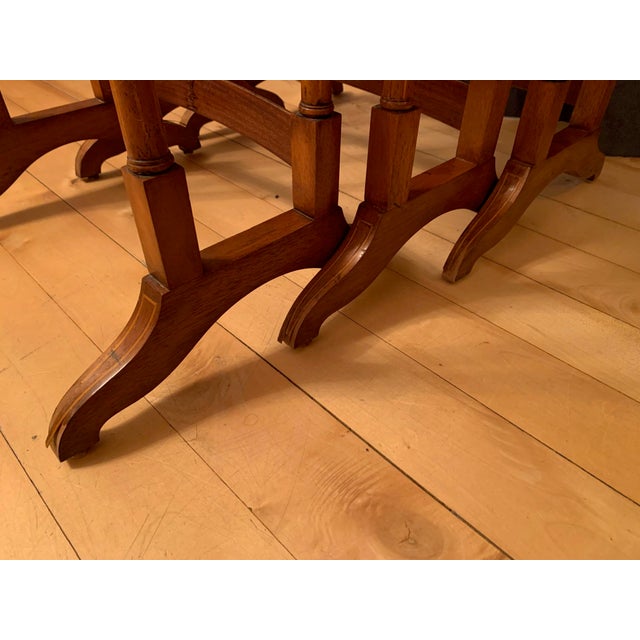 20th Century Edwardian Tables, 1890s, Set of 3 For Sale - Image 16 of 18