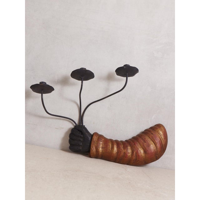 Hand Candle Holder For Sale - Image 9 of 12
