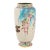 Chinese Birds Polychrome Cloisonne Enamel Vase For Sale