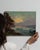 This early 20th century painting from Belgium is an oil on canvas. Its signed detailing gives the piece a distinct, well-...