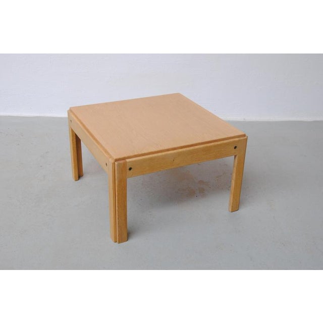 1960s Fully Restored Danish Oak Plexus Side Table by Illum Wikkelso for CFC Silkeborg, 1960s For Sale - Image 5 of 9