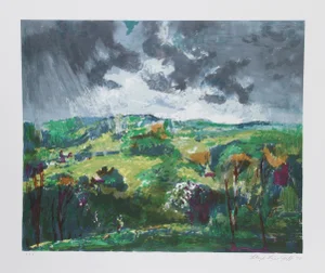 Lloyd Lozes Goff, Woodstock, Lithograph