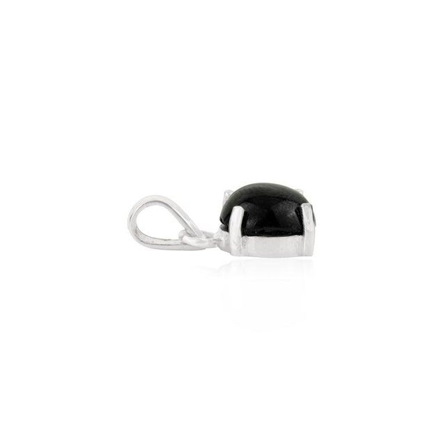 Gemstone Handmade 3.95 Ct Black Star Pendant Set in 925 Sterling Silver For Sale - Image 7 of 12
