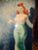 Realism Mid 20th Century Portrait Mixed-Media Painting of Betty Jane Rowland - Elmer Plummer, Framed For Sale - Image 3 of 6