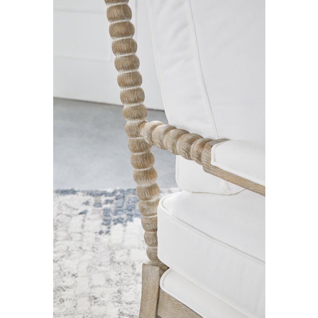 Rouleau Chaise Lounge, LiveSmart Peyton-Pearl For Sale - Image 4 of 12