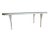 Postmodern White Gesso Coffee Table With Antique Mirror Top For Sale - Image 3 of 7