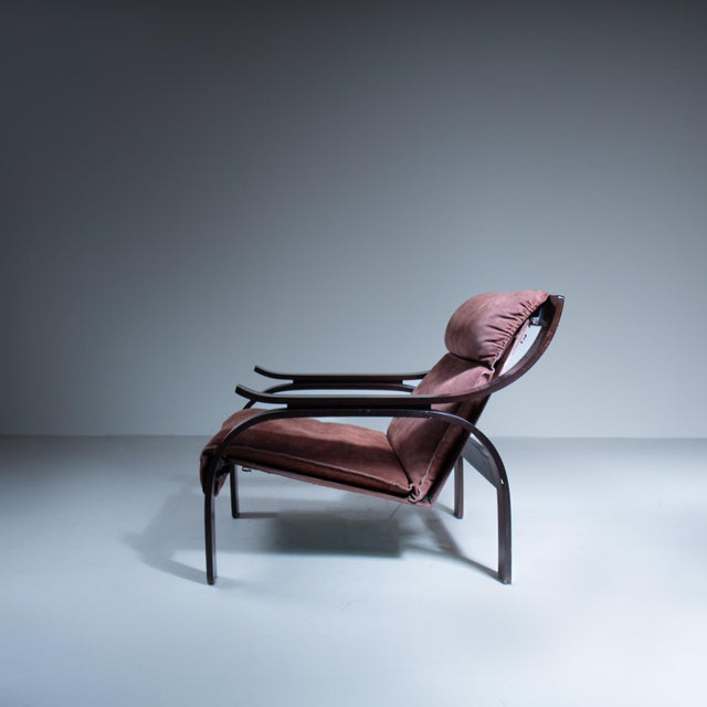 Beige Woodline Armchair by Marco Zanuso for Arflex, 1964 For Sale - Image 8 of 10