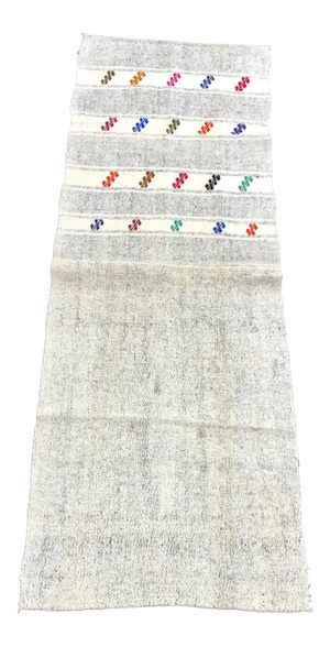 Vintage Ethnic Turkish Handwoven Kilim Runner Rug