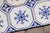 Antique 1920s Portuguese Ceramic Tiles With Stylized Art Deco Rosette Motif Set of 14 For Sale - Image 17 of 18