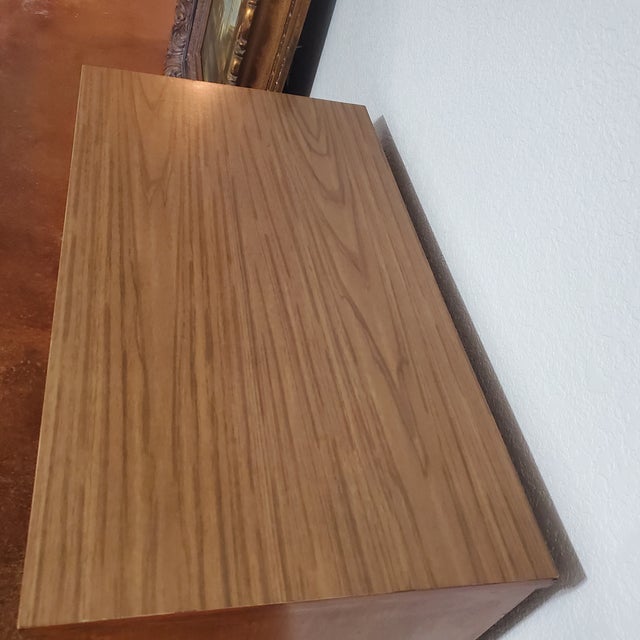 Ward Furniture Mfg Mid Century Louvered Highboy For Sale - Image 11 of 12