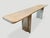 Andrianna Shamaris Live Edge Bleached Teak Wood Console Table For Sale - Image 4 of 18