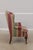 Queen Anne Upholstered WIng Chair W. Down Cushion For Sale - Image 4 of 15