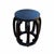 Chinese Oriental Dark Brown Wood Craw Barrel Shape Stool For Sale - Image 4 of 5