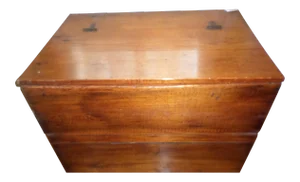 Antique Early American Primitive Southern Pine Chest