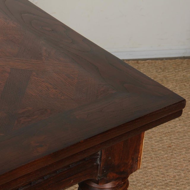 French Extendable Dining Table, 1940s For Sale - Image 4 of 14