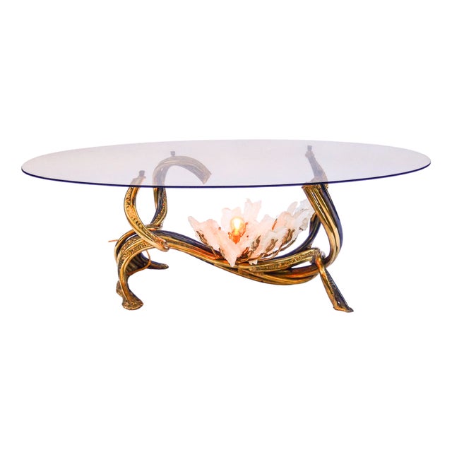 Bouquet de Gypse Coffee Table by Richard Faure, Paris, France, 1980 For Sale