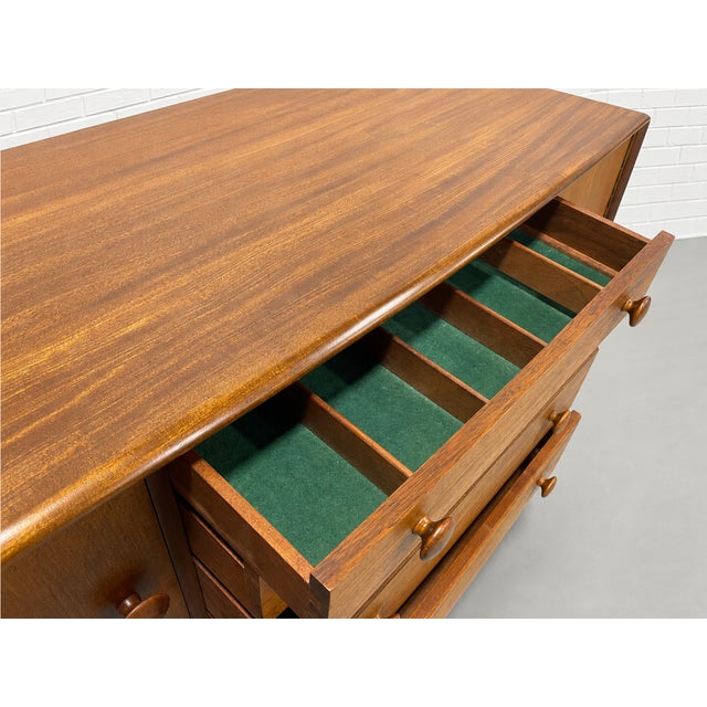 Mid Century Modern Teak Credenza by A. Younger Ltd. | Vintage Sideboard, Made in England, C. 1960’s For Sale - Image 11 of 15