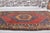 Orange Handknotted Tribal Wool Rug For Sale - Image 8 of 10