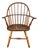 19th Century English Oak Windsor Armchair. Original Finish With a Beautifully Aged Patina. For Sale