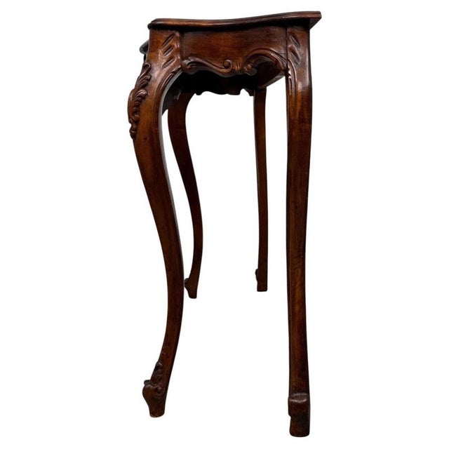 Antique 20th Century French Mahogany Side Table For Sale - Image 9 of 10