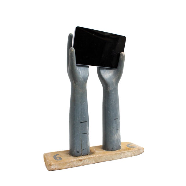 Contemporary Hand Dark Gray For Sale - Image 3 of 11