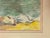 Modern 1970s Expressionist Watercolor Depicting Lake and Shore For Sale - Image 3 of 3
