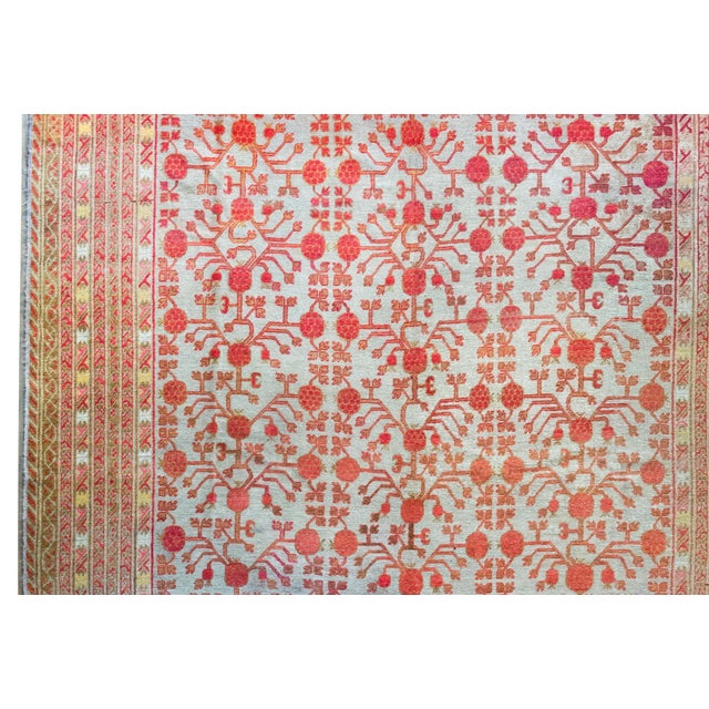 Early 20th Century Samarghand Rug For Sale - Image 4 of 16
