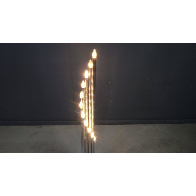Vintage Chrome Floor Lamp by Goffredo Reggiani, 1970s For Sale - Image 9 of 13