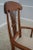 Wood Maple Wheat Back Occasional Armchair For Sale - Image 7 of 12
