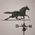 Three-Dimensional Copper Weathervane with Running Horse, 1900s For Sale - Image 4 of 8