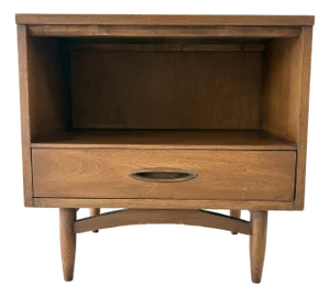 1960s Broyhill Sculptra Mid-Century Modern Nightstand, Attributed