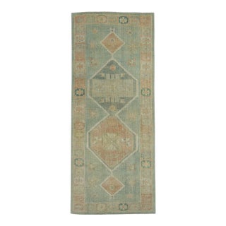 Turkish Oushak Rug 4' x 9'6" #18017 For Sale