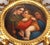 An antique hand painted tile of the Madonna della Seggiola originally by Raphael. The original masterpiece is housed in...