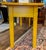 1960s Vintage Large School or Lab Table , or Desk, With Painted Bright Yellow With Blue and Orange Drawers For Sale - Image 5 of 12