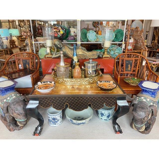 Chinoiserie Coffee Table, Ball & Claw Feet For Sale - Image 11 of 15