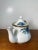 English 1980s English Garden Teapot Robinson Ransbottom Japan Blue Roses Floral 4 Cup Vintage For Sale - Image 3 of 7