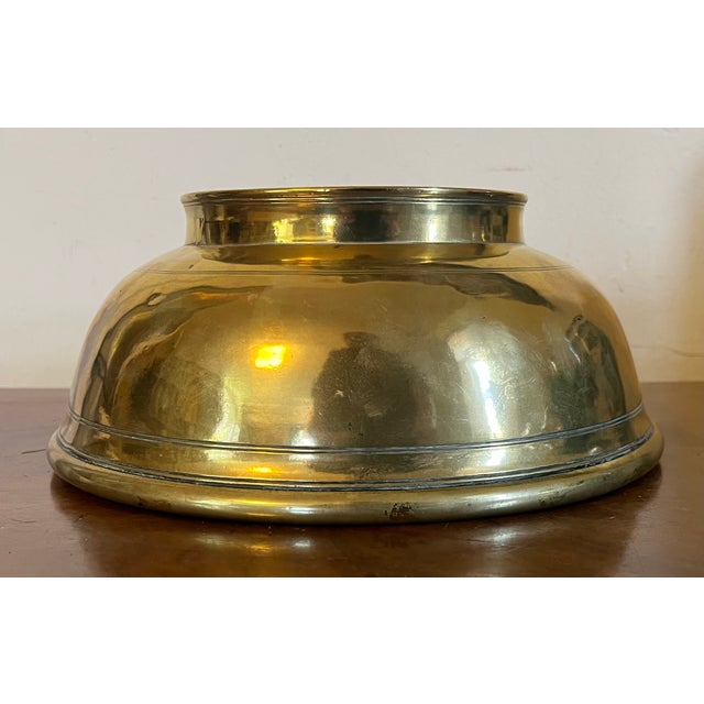 Antique 18th Century Dutch Brass Footed Fruit Bowl For Sale - Image 12 of 18