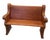 Vintage, Antique American Oak Pew Bench For Sale