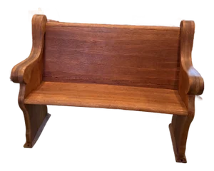 Vintage, Antique American Oak Pew Bench