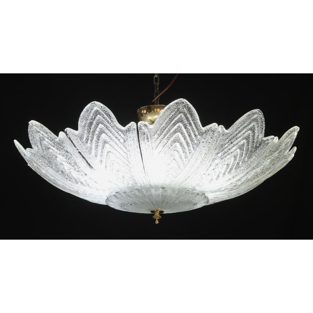 Italian Bologna, Italian Murano Glass Ceiling Light or Flush Mount, 1980s For Sale - Image 3 of 13