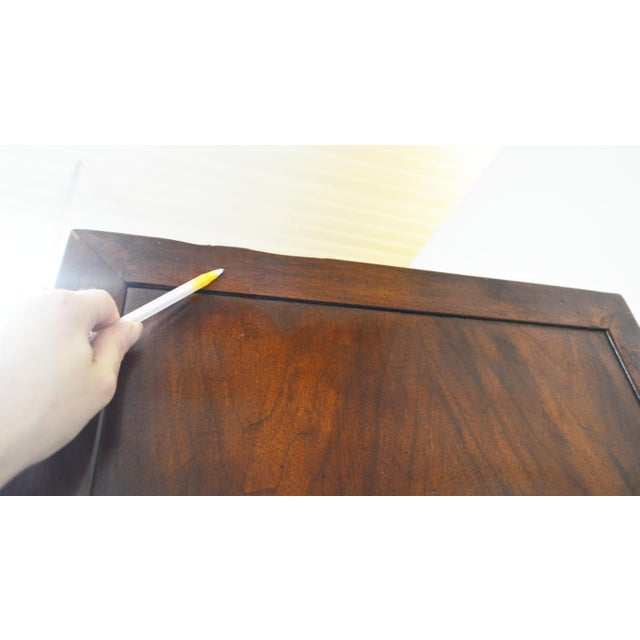 Wood Henredon Pan Asian Armoire Wardrobe Chest For Sale - Image 7 of 14