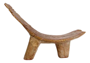 African Tripod Stool in Wood