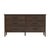 Spritely Home Accent Furniture Lennon 60 in. W Rectangular Wood 6 Drawer Rounded Leg Dresser, Soft Brown For Sale - Image 4 of 8