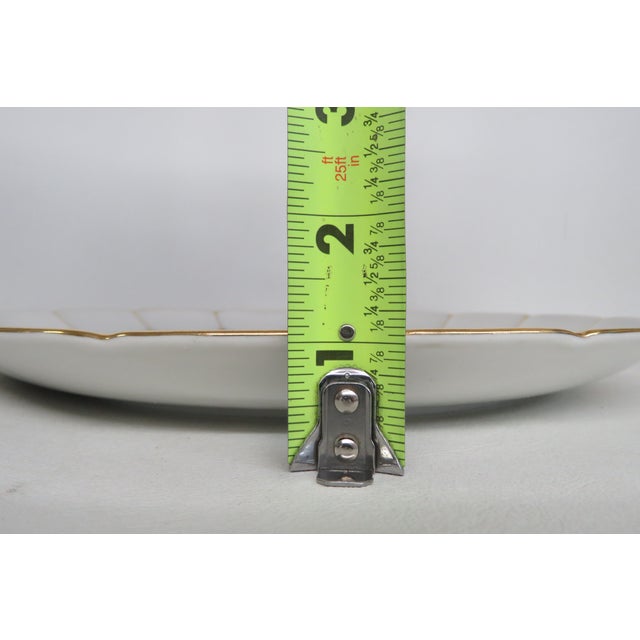 Early 20th Century Meissen B Form Royal Blue Gilt Hand Painted 11 Inches Plate 4591b For Sale - Image 5 of 12