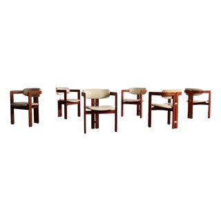Pamplona Chairs by Augusto Savini for Pozzi, Italy, 1965, Set of 6 For Sale