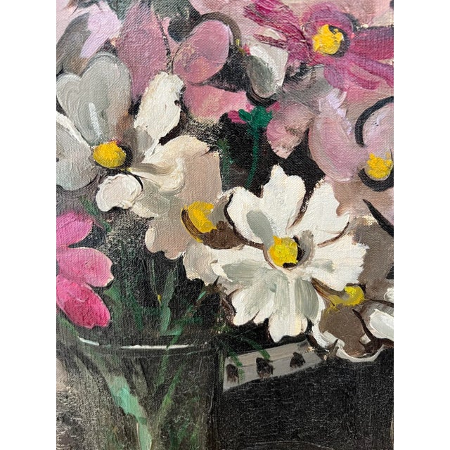 Benjamin II Vautier, Bouquet et livres, 1932, Oil on Canvas, Framed For Sale - Image 6 of 10