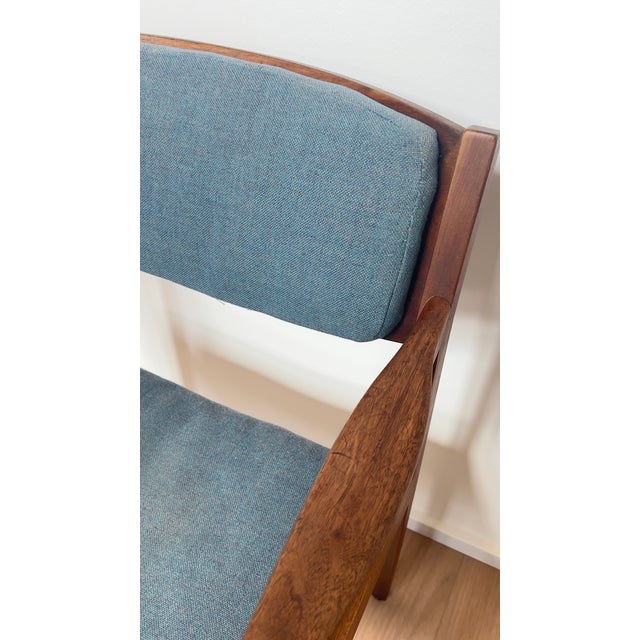 Gunlocke 1970s Gunlocke Model 280 Walnut Armchair - 2 Available For Sale - Image 4 of 8