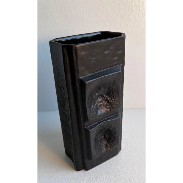 Set of Three German Vintage Textured Porcelain Vases Tall White - Royal Porzeilan - Bavaria Germany - ( 3.5" x 12") Short...