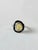 Art Deco Set in 18k Gold, Ceylon Yellow Sapphire, Black Enamel & Diamonds Engagement Ring, Us Size 6 For Sale - Image 3 of 12