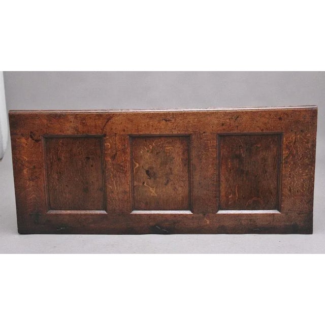17th Century Carved Oak Coffer, 1680s For Sale - Image 4 of 13